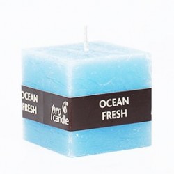 Bougie parfumée Pro-Candle 791007 / cube / mer