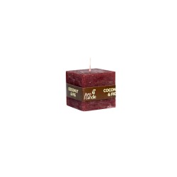 Bougie parfumée Pro-Candle 791002 / cube / noix de coco et figue