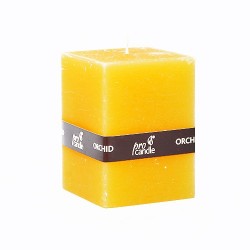 Bougie parfumée Pro-Candle 736003 / cuboïde / orchidée