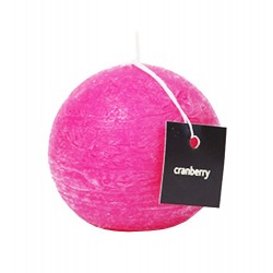 Scented candle Pro-Candle 720011 / sphere / cranberry