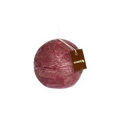 Scented candle Pro-Candle 730002 / sphere / coconut and fig