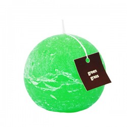 Scented candle Pro-Candle 730004 / sphere / fresh grass