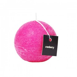 Scented candle Pro-Candle 730011 / sphere / cranberry