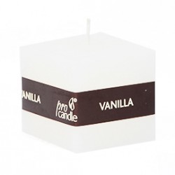 Scented candle ProCandle 791009 / cube / vanilla