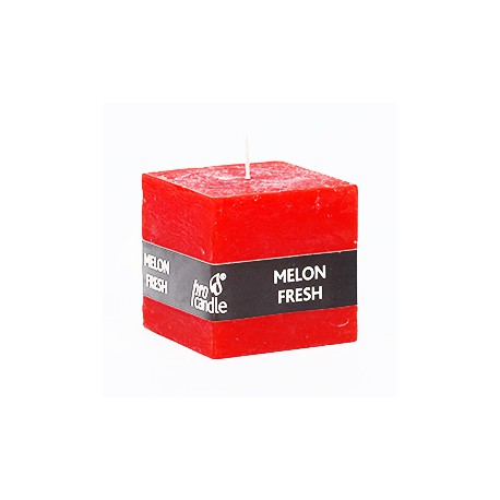 Scented candle ProCandle 791020 / cube / fresh melon