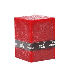 Bougie parfumée Pro-Candle 736005 / cuboïde / groseille