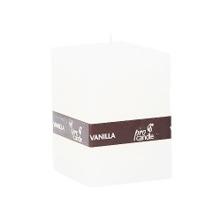 Bougie parfumée Pro-Candle 736009 / cuboïde / vanille