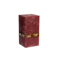 Scented candle Pro-Candle 734002 / cuboid / coconut and fig