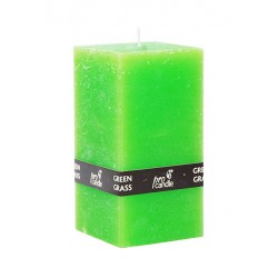 Bougie parfumée Pro-Candle 734004 / cuboïde / herbe fraîche