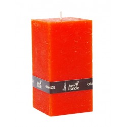 Scented candle Pro-Candle 734008 / cuboid / orange