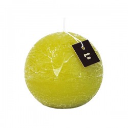 Scented candle Pro-Candle 731014 / sphere / green tea