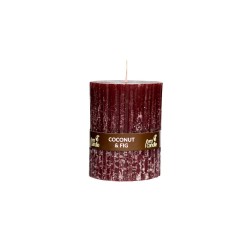 Bougie parfumée Pro-Candle EJ1702 / rouleau / noix de coco et figue