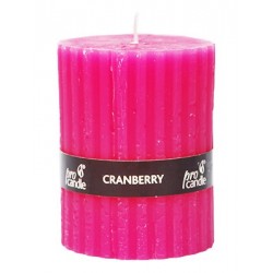 Świeca zapachowa Pro-Candle EJ1711 / walec / żurawina